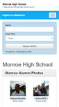 Mobile Screenshot of monroehighschoolalumni.com